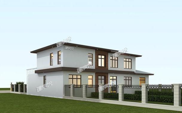 一棟美美的現代風別墅設計圖，是過好日子的開始，30萬就能建