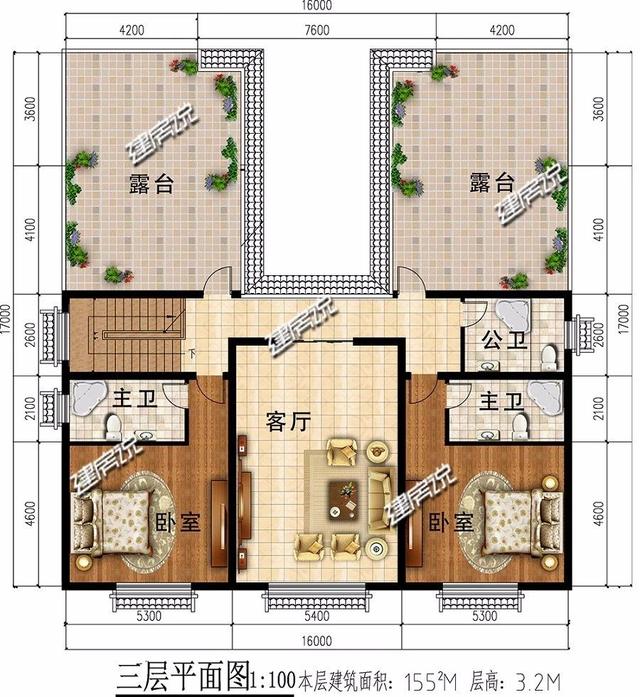 這棟中式別墅設計圖，簡直就是我這一輩子的奮斗目標，努力吧