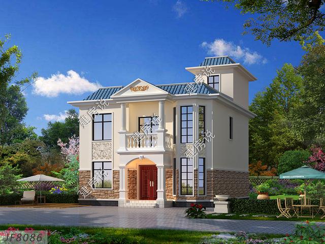 漂亮別墅設計圖，18萬就能開建，您還在等什么？