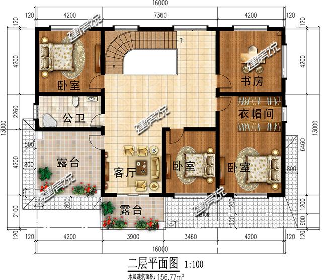 三棟別墅設計圖，蓋了惹全村人羨慕，收藏起來準沒錯
