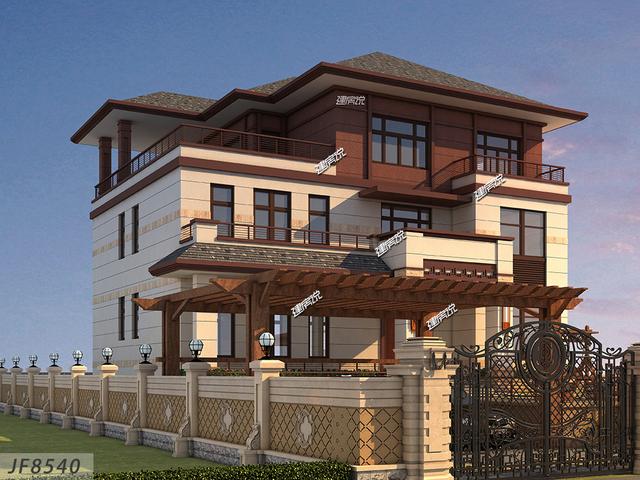 漂亮大氣中式別墅設計圖，獨有的寧靜，曼妙的生活，寧靜致遠。