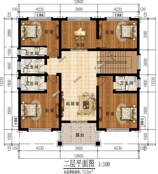 豪華別墅設計圖，建造起來，你一定是全村的焦點，太棒了