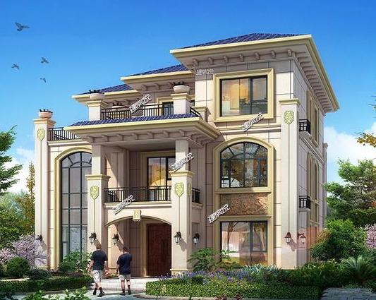 豪華別墅設計圖，建造起來，你一定是全村的焦點，太棒了