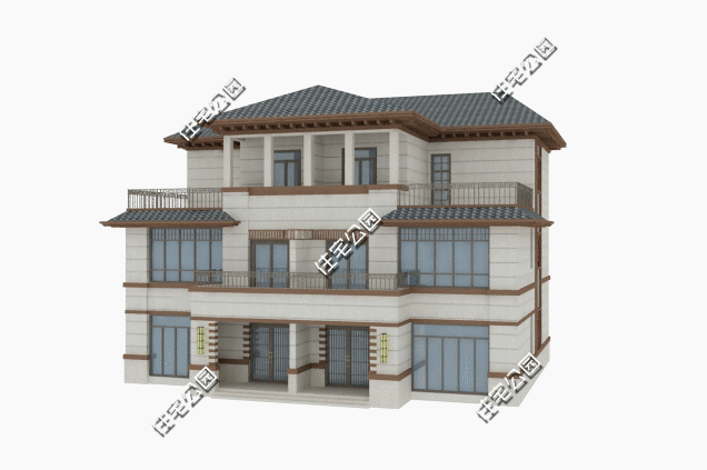 雙拼別墅設(shè)計(jì)圖，農(nóng)村兩兄弟蓋房既省錢又霸氣
