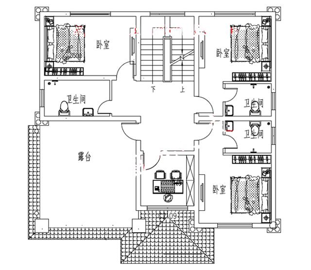 鄉村三層自建別墅設計圖推薦（帶有建成實景圖對比）