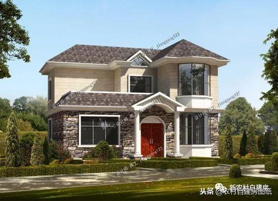 10套適合南北方農村的二層別墅設計圖，各有所長，精美舒適，歡迎選購