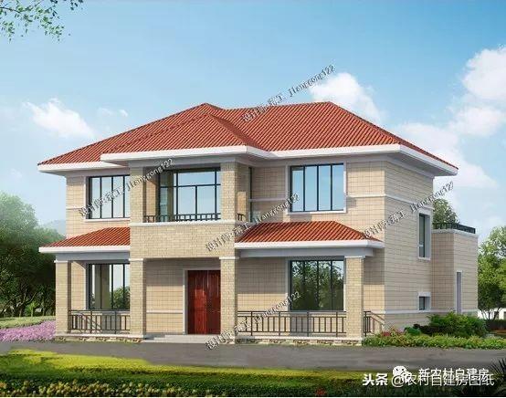 10套適合南北方農村的二層別墅設計圖，各有所長，精美舒適，歡迎選購