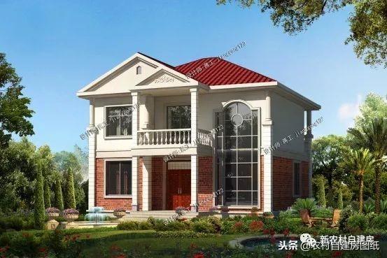 10套適合南北方農村的二層別墅設計圖，各有所長，精美舒適，歡迎選購