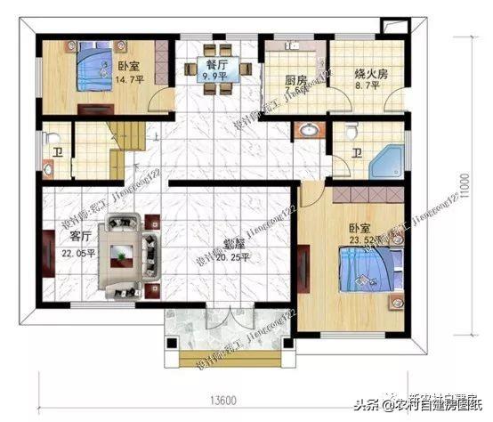 10套適合南北方農村的二層別墅設計圖，各有所長，精美舒適，歡迎選購