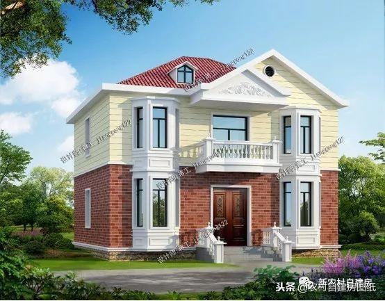 10套適合南北方農村的二層別墅設計圖，各有所長，精美舒適，歡迎選購