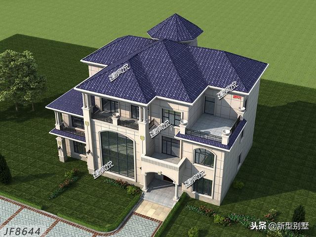 新款別墅設(shè)計(jì)圖，奮斗到40歲擁有別墅，你就是人生贏家