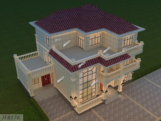 三層豪華歐式別墅設計圖，華麗麗的豪宅既視感，酷到沒朋友