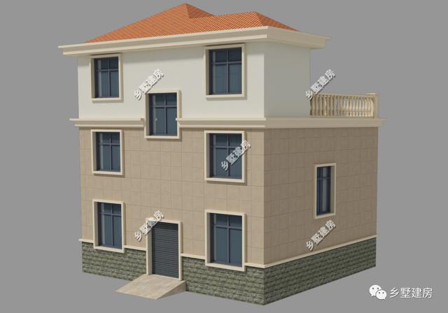 10X9米小別墅自建設計圖推薦，造價忒經濟，這血汗錢就是要花在刀刃上！