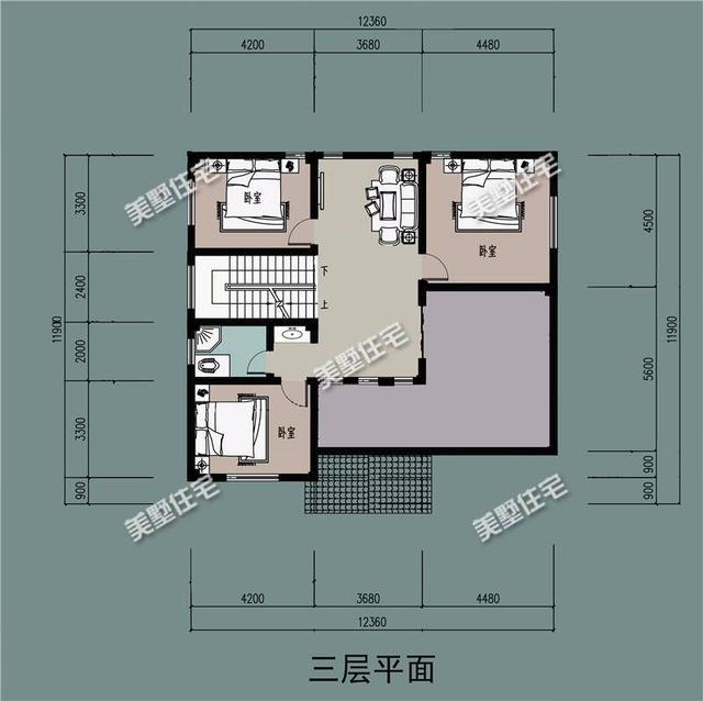 三款農村經典別墅自建房，第一款肯定有人建，第三款是小面積的首選
