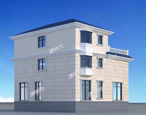 三層7居室別墅設(shè)計圖，美觀大氣多露臺很實用，超漂亮！