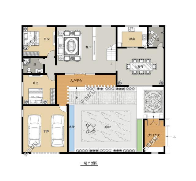 5套氣場十足的新中式合院別墅設計圖，帶你見識真正的豪宅