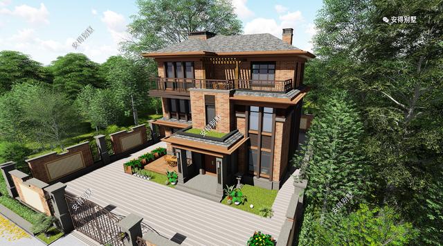 5套氣場十足的新中式合院別墅設計圖，帶你見識真正的豪宅