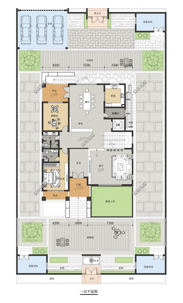 5套氣場十足的新中式合院別墅設計圖，帶你見識真正的豪宅