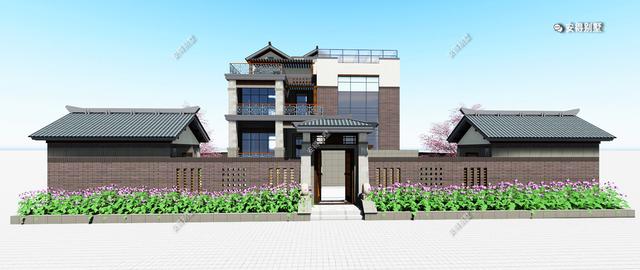 5套氣場十足的新中式合院別墅設計圖，帶你見識真正的豪宅