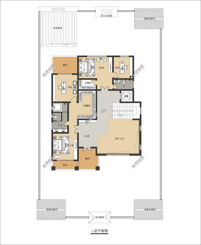 5套氣場十足的新中式合院別墅設計圖，帶你見識真正的豪宅