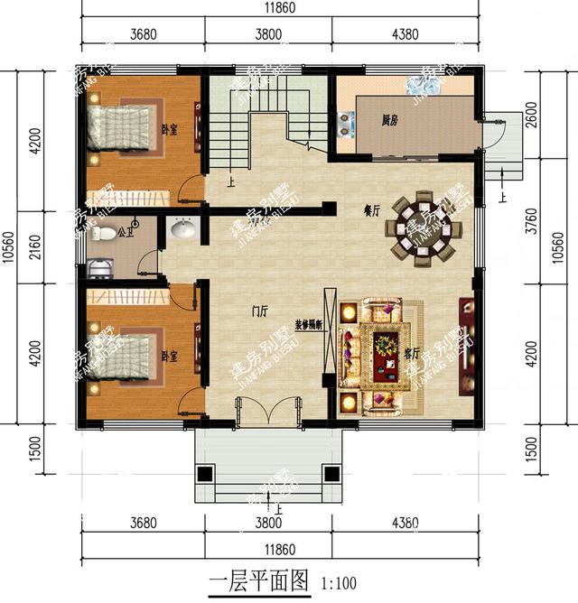 實用別墅設計圖，農村自建房不管幾層，實用便利性為首要