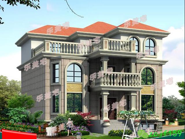 30萬三層歐式別墅設計，帶地下室，室內布局功能合理，簡直萬里挑一