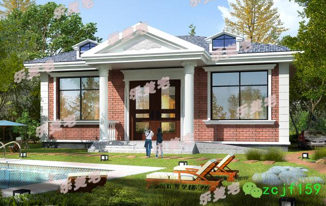 新農村一層自建房設計圖紙，造價經濟實惠，美觀大方