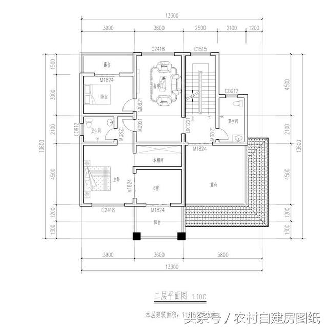 5款帶堂屋農村別墅設計圖，二層三層都有，適合不同需求的家族建房使用