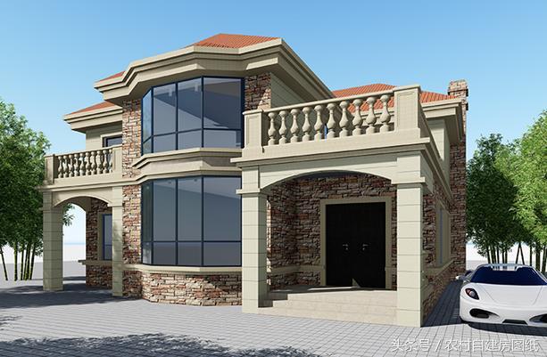 5款帶堂屋農村別墅設計圖，二層三層都有，適合不同需求的家族建房使用