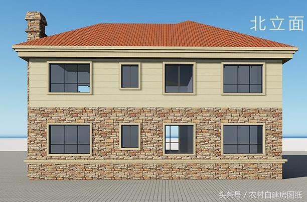 5款帶堂屋農村別墅設計圖，二層三層都有，適合不同需求的家族建房使用