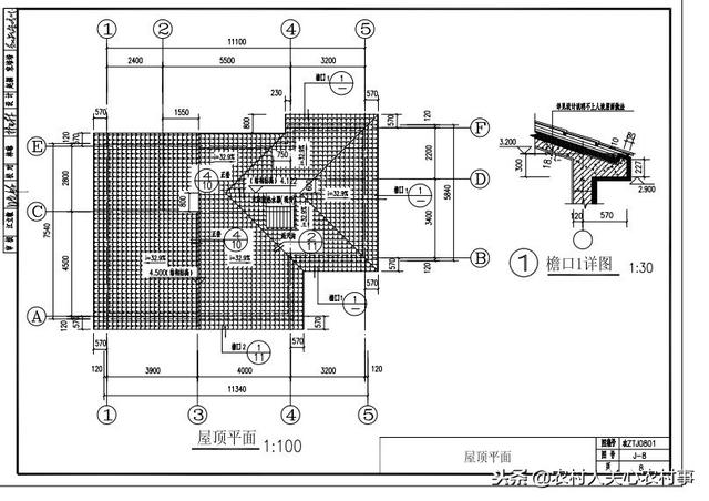 農(nóng)村自建房全套設(shè)計(jì)施工圖，小戶型，立體美觀，清新大方