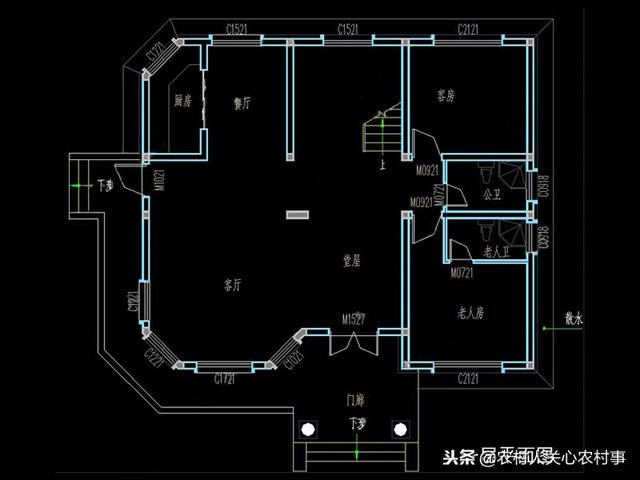 三層歐式別墅設(shè)計(jì)圖，占地120平米，美觀大氣，主體造價(jià)不高