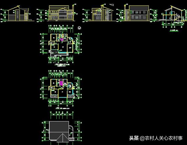 農村建房適合自己的才是最好，這幾款別墅設計戶型分享給你