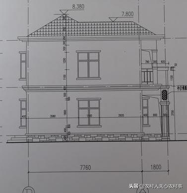 二層小洋樓建筑設(shè)計(jì)戶型圖，房子上檔次，居住也舒適