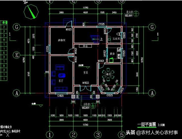 簡約經典復古的10.76×11.7米三層農村別墅設計圖，建在農村很合適