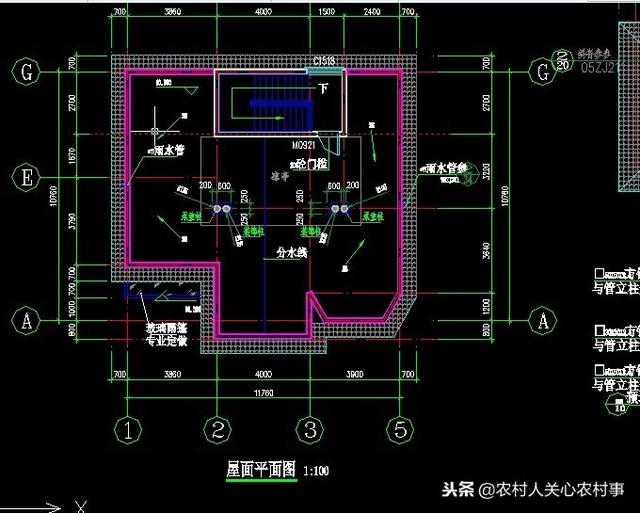 簡約經典復古的10.76×11.7米三層農村別墅設計圖，建在農村很合適