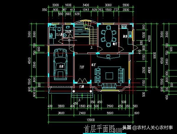 現代簡單大氣別墅設計圖，占地面積135平米，戶型實用，符合大眾審美