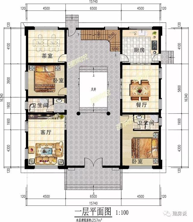 新中式別墅設計圖，風景先生都說好，越住越有錢