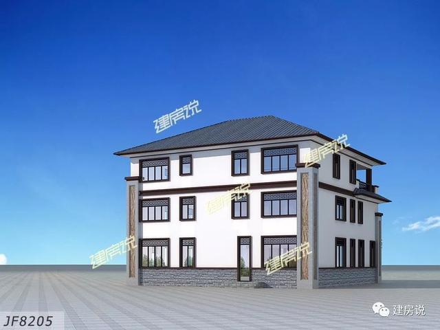 新中式別墅設計圖，風景先生都說好，越住越有錢