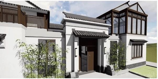 中式農村別墅設計圖，最高級的炫富，429平米設9室2廳中庸大氣！