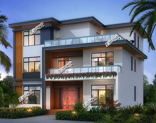 2026年了，房子不能再土了，漂亮現代風別墅設計圖，全村最拉風