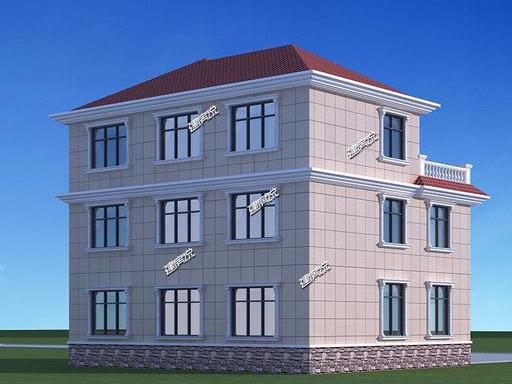 氣質突出的歐式別墅設計圖，三四十萬建，在農村倍受歡迎