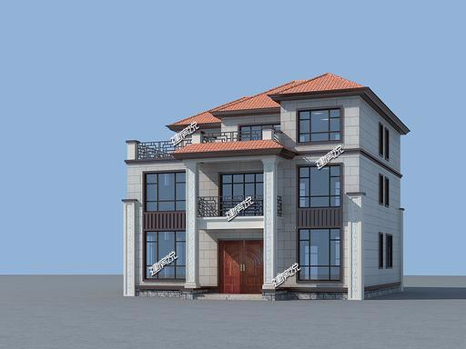 占地146平三層豪華新中式別墅設計圖，村里人都搶著蓋，超贊