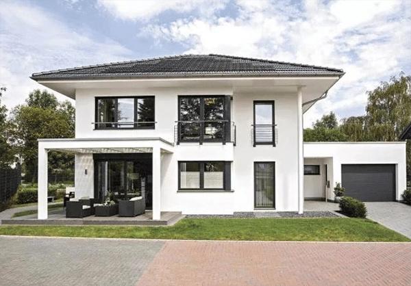 這款小戶型現代別墅設計圖推薦,造價廉價造型顯價，人人都建得起