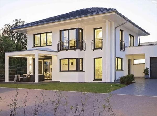 這款小戶型現代別墅設計圖推薦,造價廉價造型顯價，人人都建得起