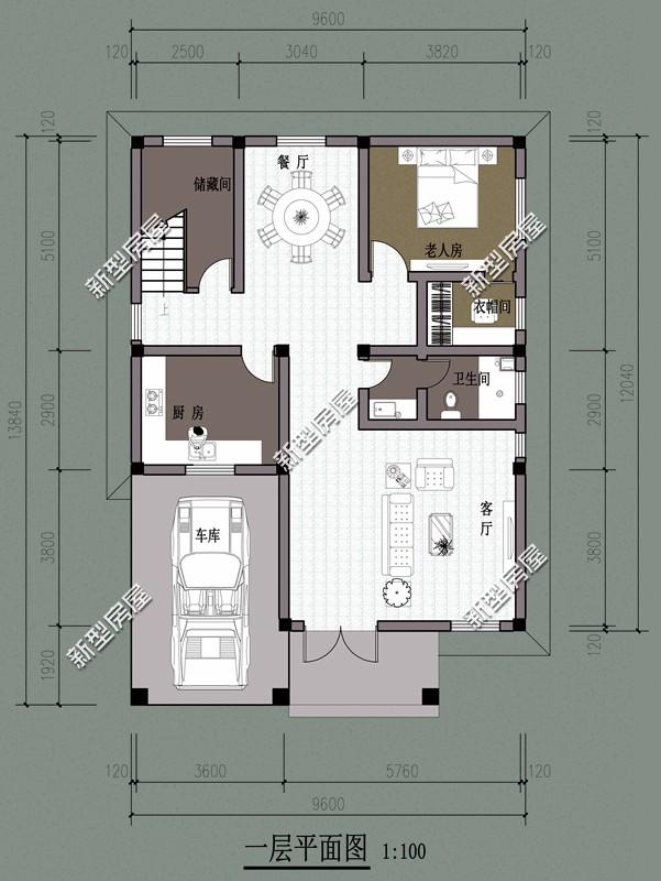 5套10米面寬的農村別墅設計圖，第4套20多萬你建嗎？
