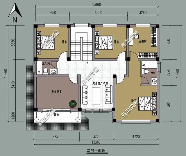 5套10米面寬的農村別墅設計圖，第4套20多萬你建嗎？