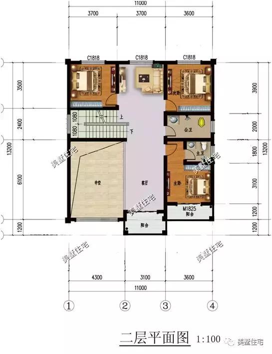 這5套三層農(nóng)村別墅設(shè)計圖，你確是要看一看，40多萬建出百萬效果