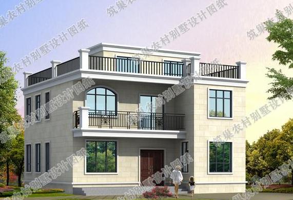 平屋頂二層精致鄉(xiāng)村自建房：22萬11×12米帶棋牌室+臥室套房