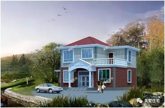 6套占地小的二層別墅設計圖，20來萬就能建，自住養老都合適